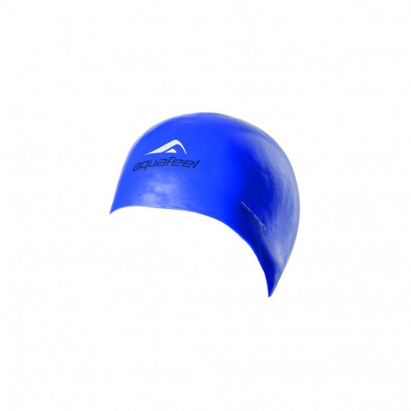 Silicone swimming cap AQUAFEEL BULLITT 3046 53 blue, unisex