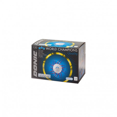 Table tennis ball DONIC P40+ 3star ITTF 120pcs White