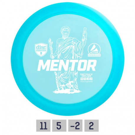 Discgolf DISCMANIA Distance Driver MENTOR Active Premium Blue 11/5/-2/2