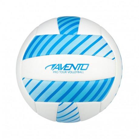 Volleyball ball AVENTO 16VF Blue/White PVC leather