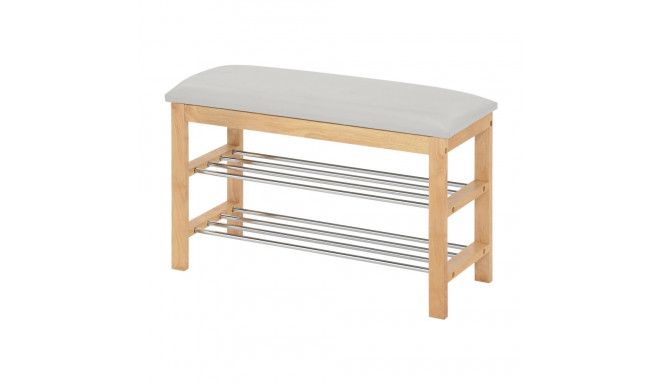 Stool - shoe rack Morgan Plus white