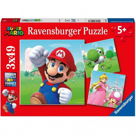 Ravensburger Puzzle Super Mario 3x49 - 05186