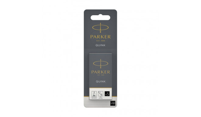 Rašalo kapsulės Parker Quink Juoda 10 vnt - 1950206