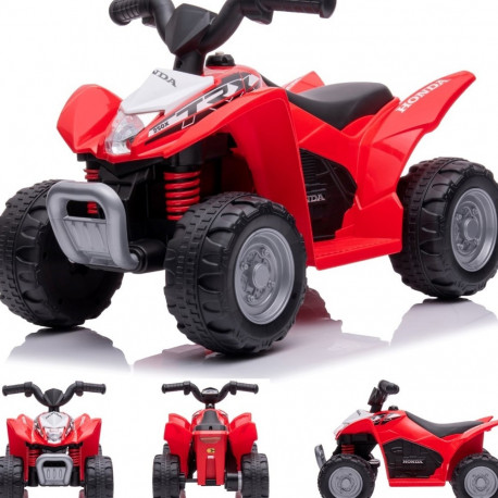 Honda akutoitega kvaad TRX, punane