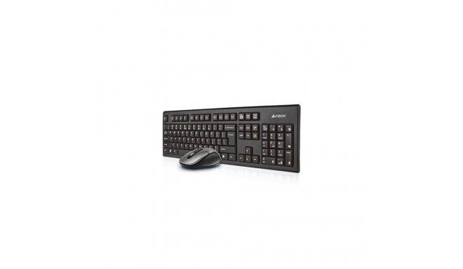 Wireless Keyboard - A4tech 7100n, Black
