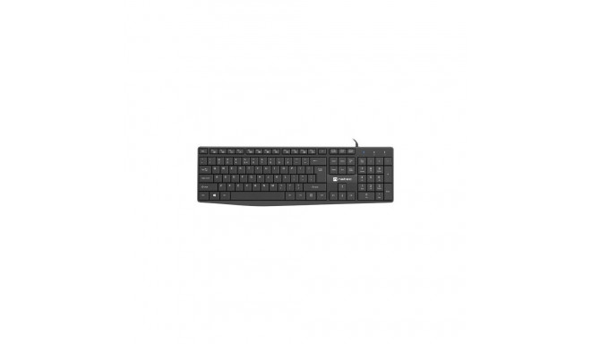 Wired Keyboard - Natec Nautilus Us Slim Keyboard
