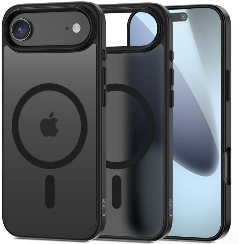 Tech-Protect kaitseümbris Apple iPhone 17 Air MagMat MagSafe, must/matt