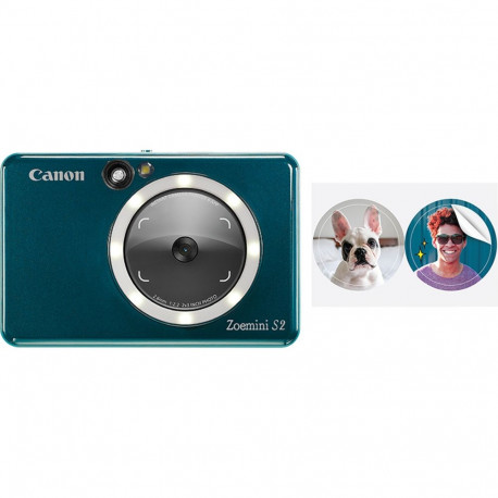 Canon Zoemini S2 (Teal) + Canon Zink Photo Paper (10 sheets)