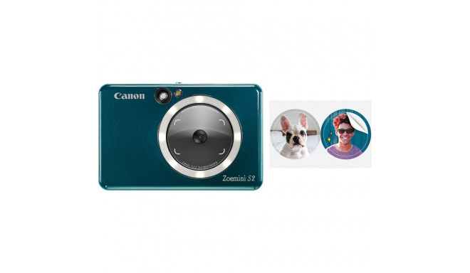 Canon Zoemini S2 (Teal) + Canon Zink Photo Paper (10 sheets)