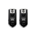 A set of two Yongnuo RF603C II flash triggers with a C1 for Canon cable