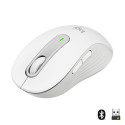 Hiir Logitech Signature M650 Wireless Mouse - OFF-WHITE / valge, 5-nupuga, Bluetooth, 2.4 GHz - Logi