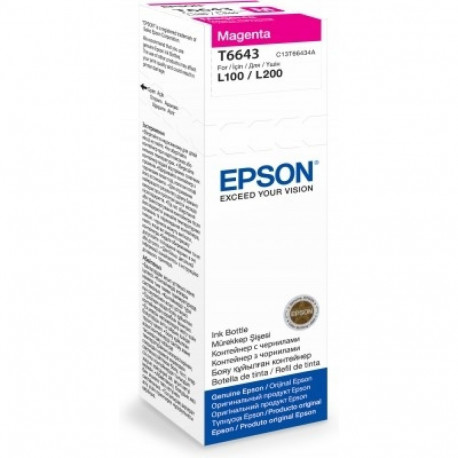 Tint Epson T6643 Magenta 70ml L100,110,120,130 L200,210,220 L300,310,350,355,365,375, 382,386 L455,4