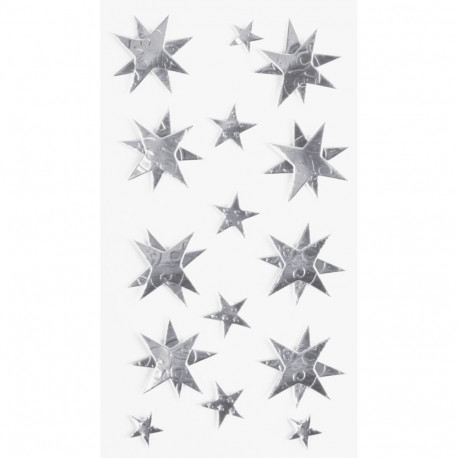 Kleebis Tähed hõbedane, Heyda