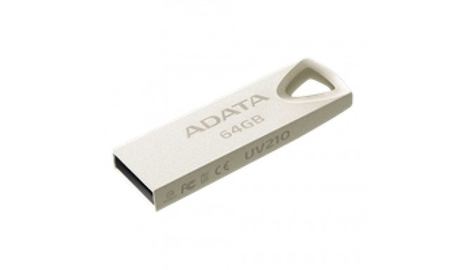 Adata mälupulk 64GB USB 2.0 UV210, hõbedane