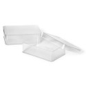 Kriidikarp kaanega, 120 x 80 x 35 mm, läbipaistev löögikindel plast