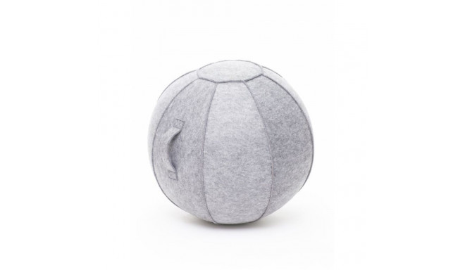 Istumispall/Tasakaalupall Stoo Active Ball D-55cm, käepide/ helehall vilt, kasutaja kasvule kuni 155