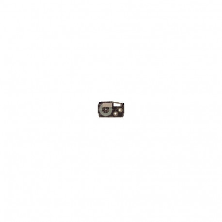 Kleepkirjalint Casio KL-780 EZ label sildiprinteri lint XR-12WE1 - 12 mm, värvus must tekst/valge ta