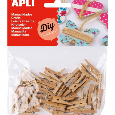 Pesulõksud Apli 25X3mm, 45 tk/pk