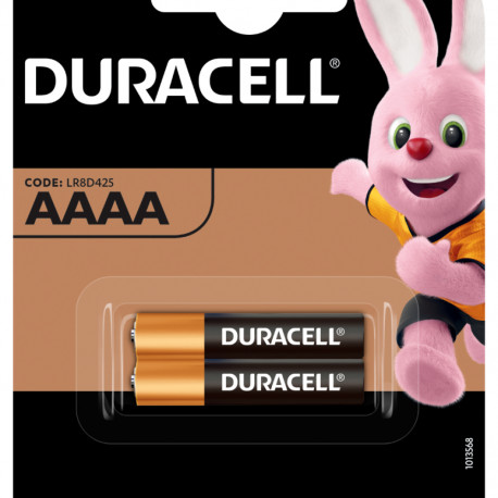 Patarei Duracell MX2500 AAAA 1,5V Alkaline pakk (pakis 2tk) (AAAA-size, MX2500, 25A, MN2500, E96)
