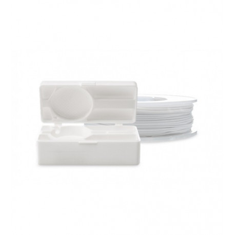 TPU 95A filament Ultimaker 3D-printerile, termoplastiline polüester, valge, 2.85mm 750g