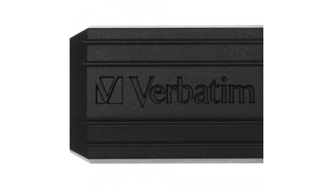 Verbatim mälupulk 16GB USB 2.0 Pinstripe, must