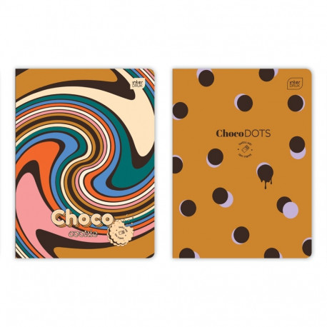 Kaustik A5 60 lehte 70g, ruut Choco lõhnav, assortii Interdruk