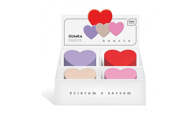 Kustukumm Hearts assortii, Interdruk