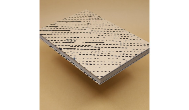 Märkmik A5 IKIGI Browny 160 pruuni jõupaberist lehte, Eesti disain ja käsitöö, assortii -iga kaas un