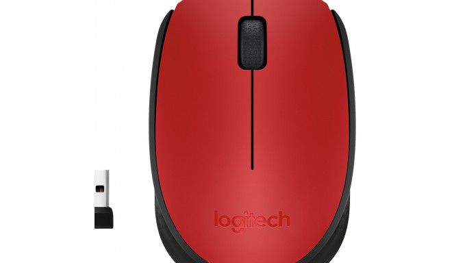 Hiir Logitech M171 Wireless Mouse Red/punane