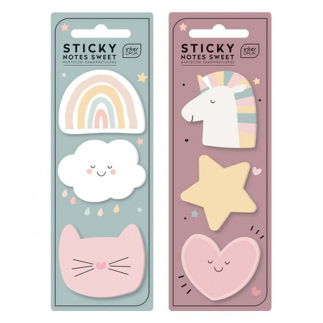Märkmepaber Sweet 3x25 lehte, assortii, Interdruk