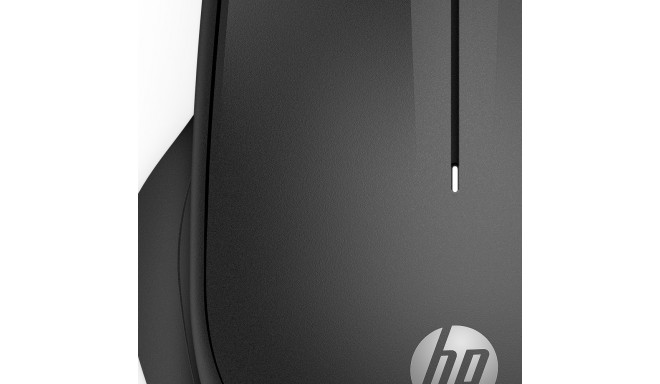 Hiir HP 280 Silent Wireless Mouse Jet Black - must, juhtmevaba, vaikne, HP Blue Optical sensor,