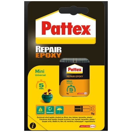 Liim Pattex Repair Universal Epoxy, 6 ml, kahekomponentne