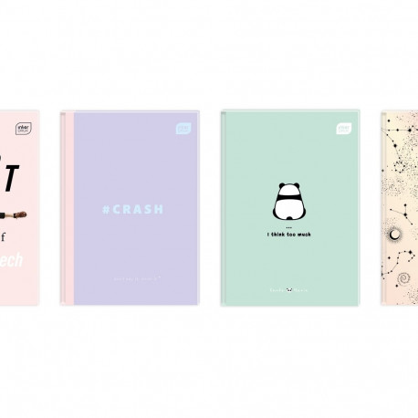 Kaustik A5 96 lehte, joon, kõvaköide, Trends Girls assortii, Interdruk