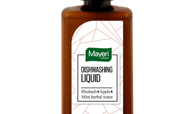 Nõudepesuvahend MAYERI Organic Rabarber&Õun+mündivesi 500ml