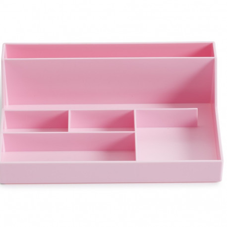 Kirjatarvete alus, 25 x17,5 x 7,2 cm, roosa, Miquelrius