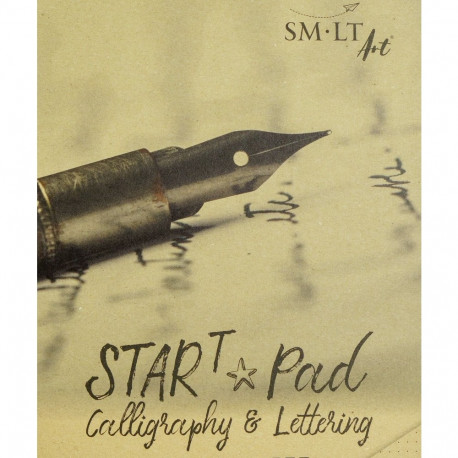 Harjutusplokk A4 90 gsm, 30 lehte, kalligraafia ja kiri, punktid, SMLT