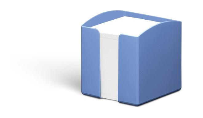 Märkmepaberi karp ECO 100 x 105 x 100 mm + taaskasutatud paber 800l, sinine , Durable, Blue Angel