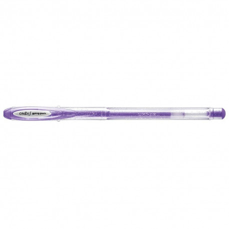 Geelpliiats Uni Signo UM120 Sparkling, 1,0 mm, lilla, glitter