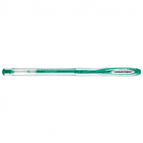 Geelpliiats Uni Signo UM120 Sparkling, 1,0 mm, roheline, glitter
