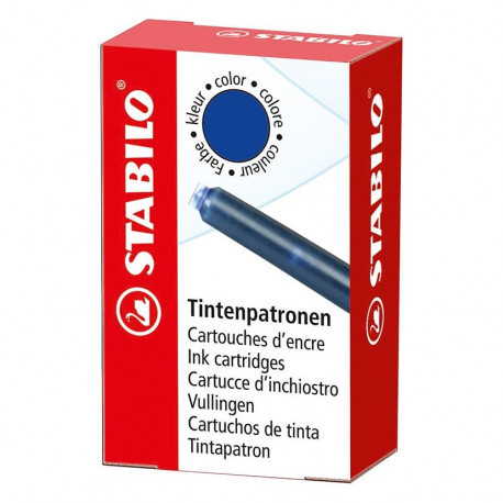 Tindiballoon Stabilo sulepeale, sinine, 6 tk pakis