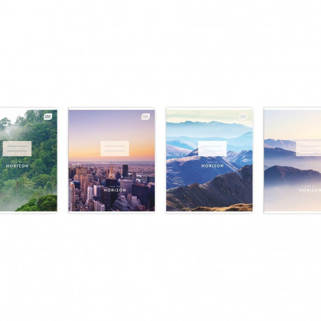 Kaustik 165x208 60 lehte, 23 joont, SHADES OF THE NATURE assortii Interdruk