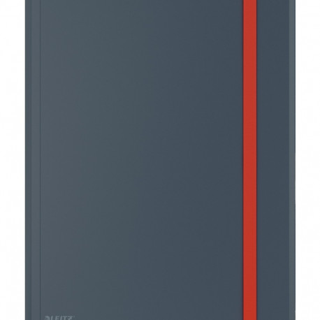 Kummiga mapp lisataskuga trukiga, 235 x 8 x 320mm Leitz Cosy, PP, tumehall