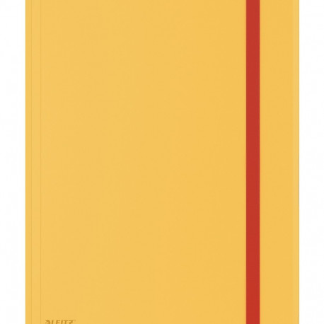 Kummiga mapp lisataskuga trukiga, 235 x 8 x 320mm Leitz Cosy, PP, kollane