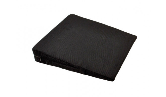 Kõrgenduspadi Comfortex 3708, kiilukujuline: 33x33x8cm, soovituslik kaal üle 70kg/ must velvet