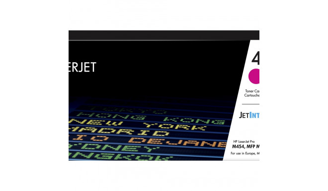 Tooner HP 415A W2033A Magenta väike 2100lk Color LaserJet Pro M454, MFP M479, Enterprise M455dn/MFP