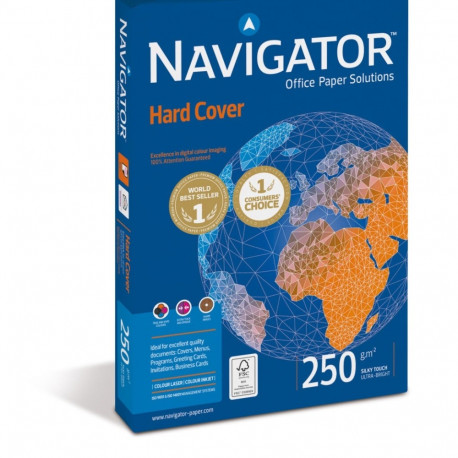 Koopiapaber A4 250g Navigator Hard Cover 125lehte/pk
