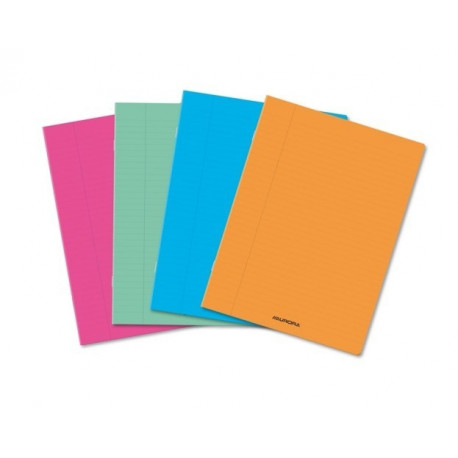 Kaustik A4 36l. jooneline, erinevad värvid, plastkaantega