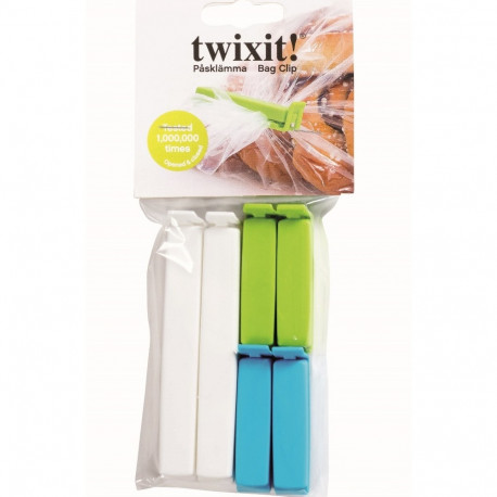 Kilekotisulgur Twixit Bag Clip 6 tk/pk