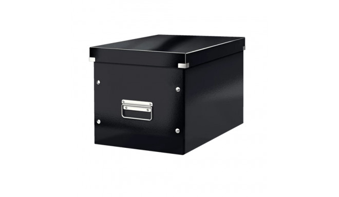 Hoiukarp kokkupandav Leitz WOW Cube Click&Store must, Large 320x310x360mm, lam.kartong,