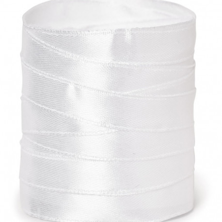 Käsitööpael satiin 10mm x 30m, valge